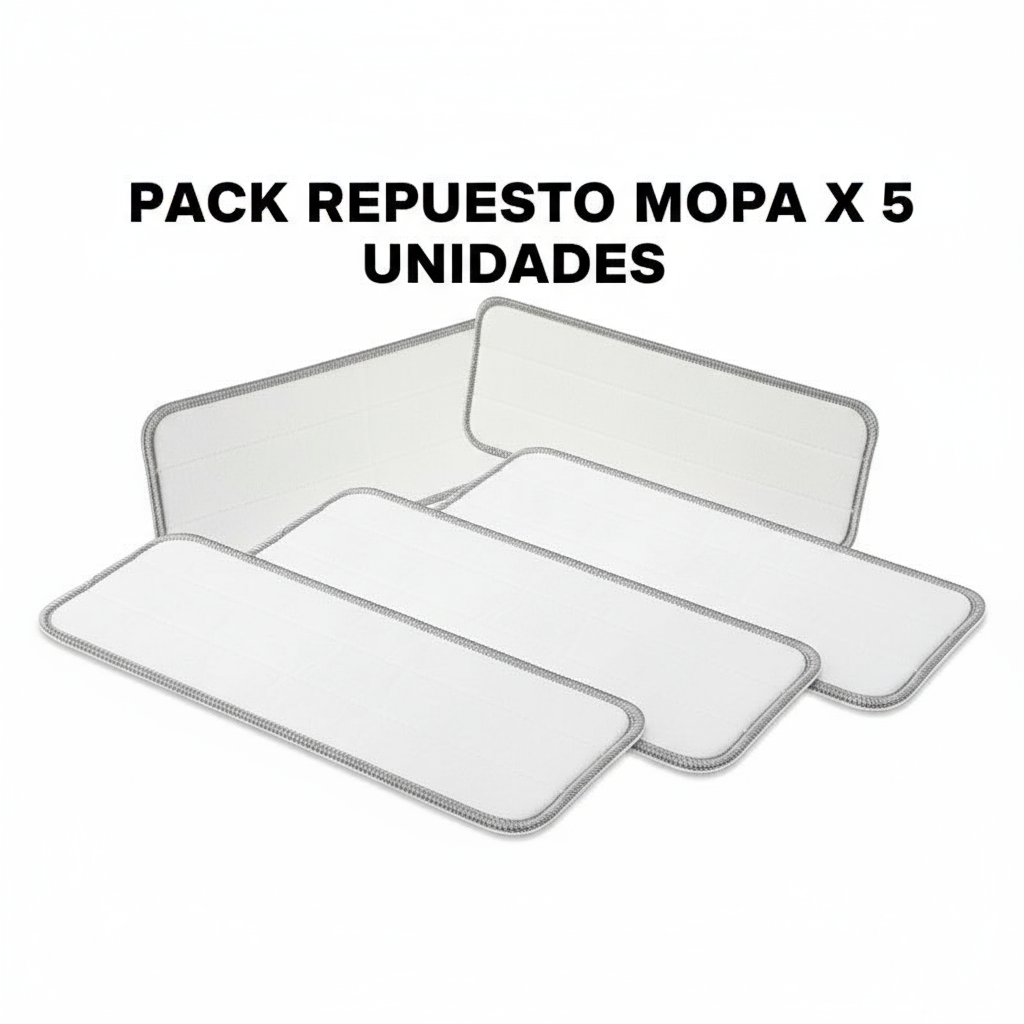 Pack 5 Repuestos Mopa Fregona 7/8L Premium