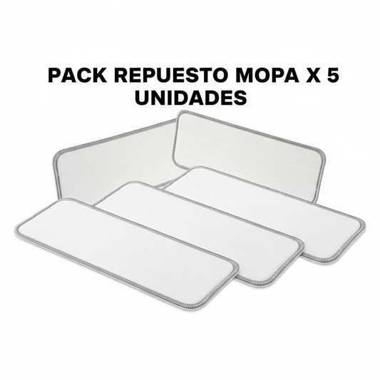 Pack 5 Repuestos Mopa Fregona 7/8L Premium